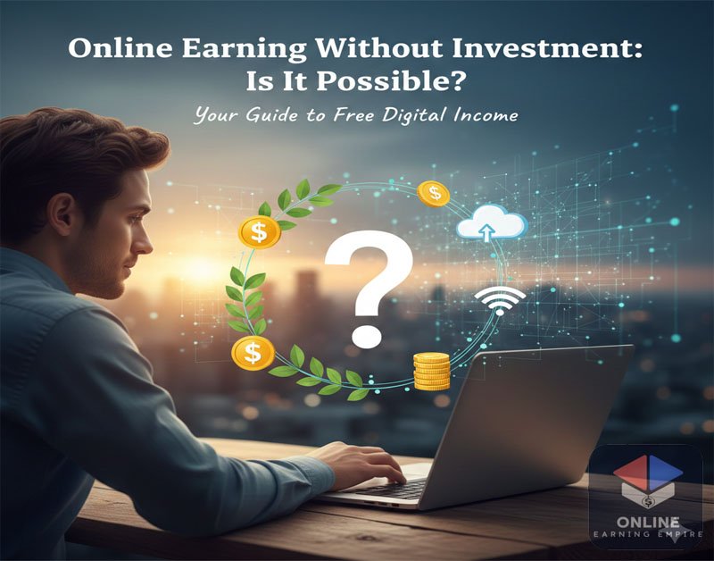 online earning without investment is it possible