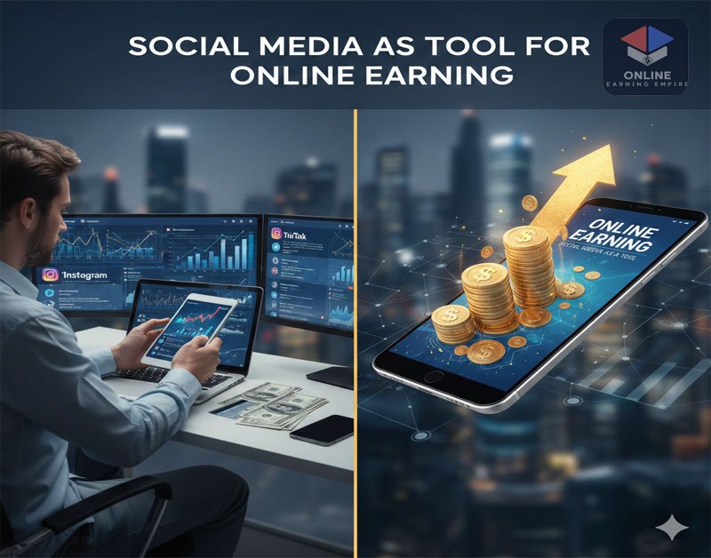 social media as a tool for online earning